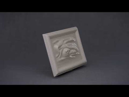 Dog Cremation Urn for Ashes - Transparent | Ceramic | Handmade
