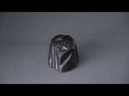 Products Paw Print Urn For Pet Ashes - Dark Matte | Ceramic