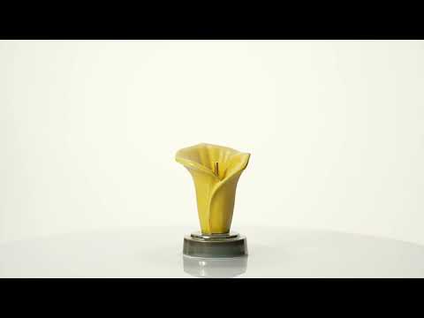 Pulvis Art Urns Keepsake Urn Calla Lily Keepsake Urn | Ceramic. Keepsake for cremation ashes - small