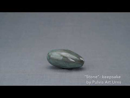 Stone Handmade Cremation Keepsake Urn for Ashes, 