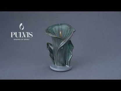 Calla Flower Memorial Urn for Ashes - Medium | Red
