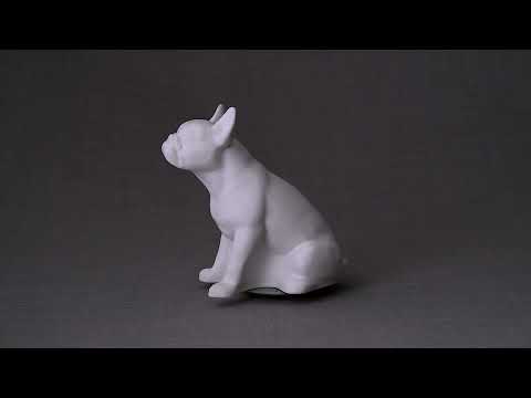 French Bulldog Pet Urn - Transparent | Ceramic Urn