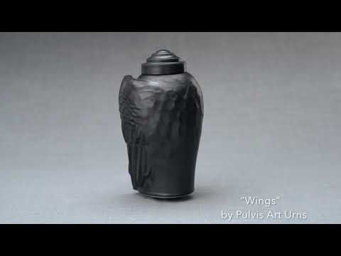 Wings Handmade Cremation Urn for Ashes, size Large/Adult