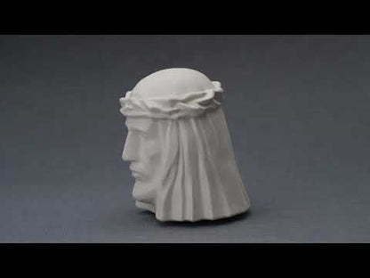 The Christ Handmade Cremation Urn for Ashes, size Large/Adult, color Unglazed-Pulvis Art Urns