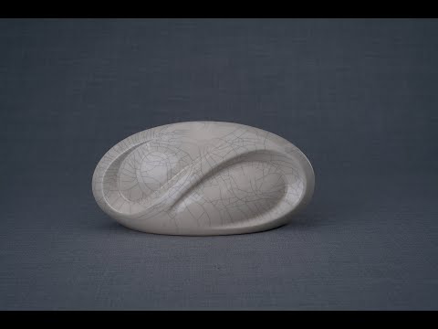 Eternity Cremation Keepsake for Ashes – Craquelure | Small | Ceramic