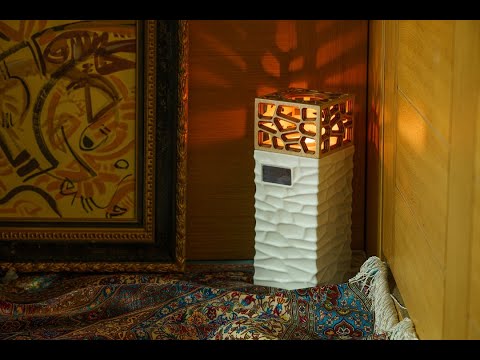 "Everlasting Flame" Cremation Urn for Ashes - Dark Sand | Ceramic Urn