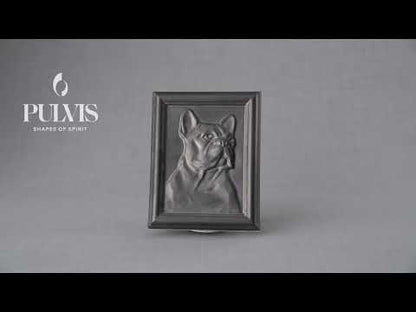 French Bulldog Pet Urn - Dark Matte | Ceramic | Handmade