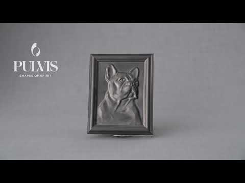 French Bulldog Pet Urn - Dark Matte | Ceramic | Handmade