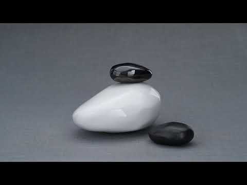 Handmade Mini Keepsake Urn "Palm Stone" 