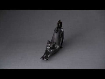 Pulvis Art Urns Pet Urn Cat Cremation Urn For Ashes "Grace" - Dark Matte| Ceramic