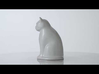 Pet Urn For Ashes - Ceramic Cat
