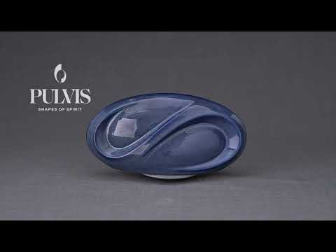 Eternity Keepsake Urn. Small Keepsake Urn by Pulvis. Handmade Infinity Keepsake urn