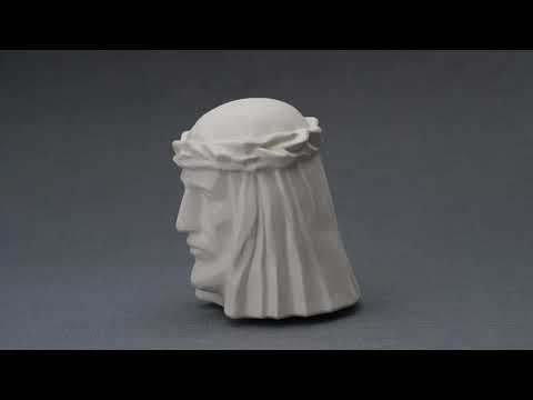 The Christ Handmade Cremation Urn for Ashes, size Large/Adult,