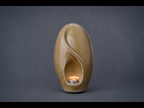Eternity Cremation Urn for Ashes – Dark Sand | Large | Ceramic