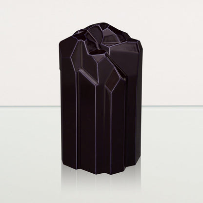 Cremation Candle Urn for Ashes "Heart" - Large | Violet | Ceramic Urn - Pulvis Art Urns