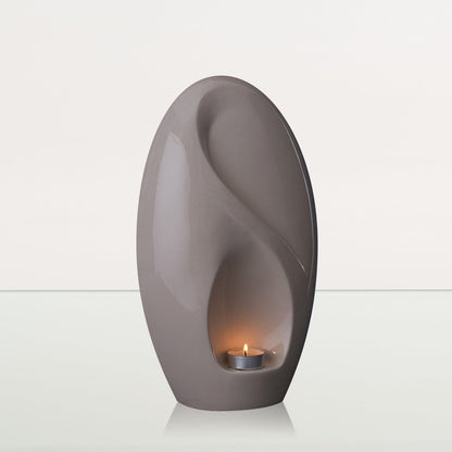 Eternity Handmade Cremation Urn for Ashes - Large | Off-white | Ceramic Urn - Pulvis Art Urns