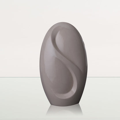 Eternity Handmade Cremation Urn for Ashes - Large | Off-white | Ceramic Urn - Pulvis Art Urns