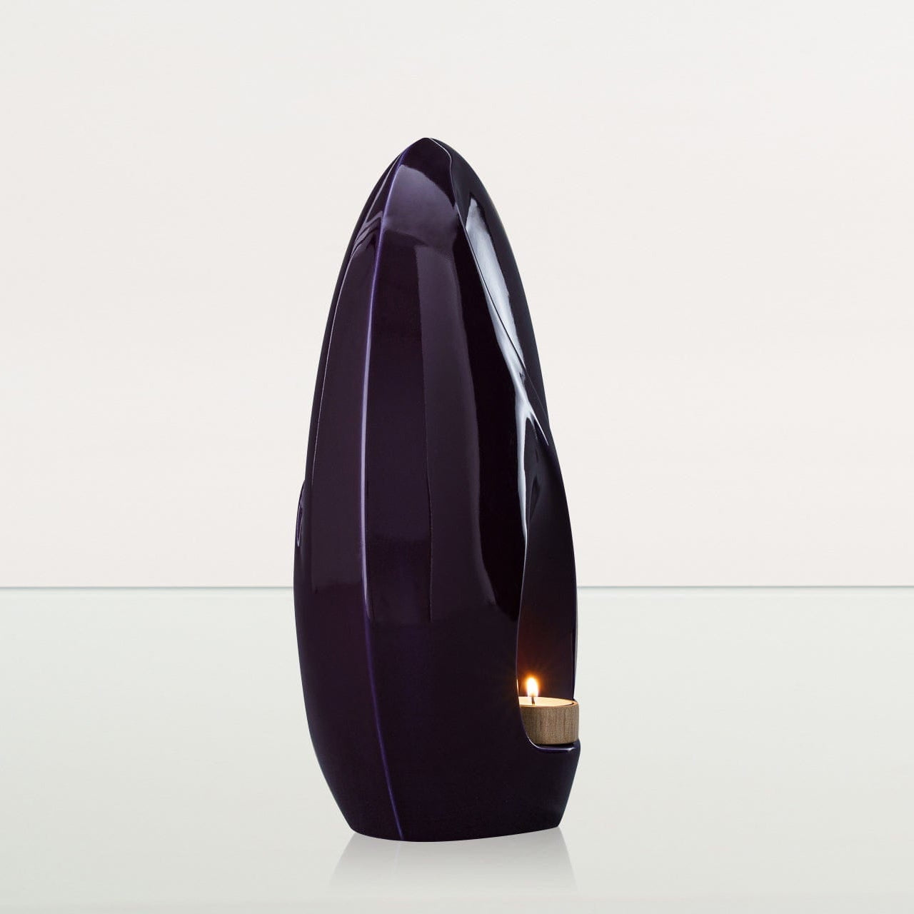 Eternity Handmade Cremation Urn for Ashes - Large | Violet | Ceramic Urn - Pulvis Art Urns