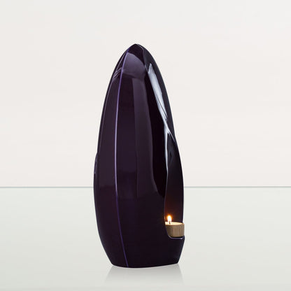 Eternity Handmade Cremation Urn for Ashes - Large | Violet | Ceramic Urn - Pulvis Art Urns