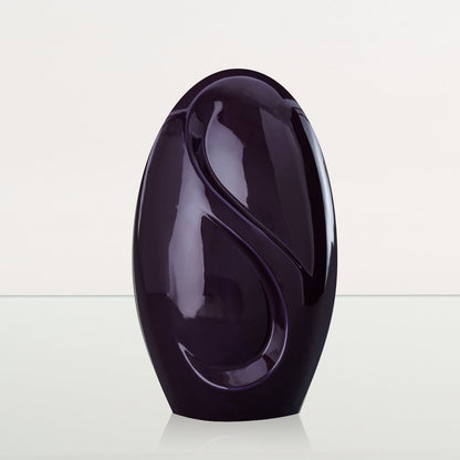 Eternity Handmade Cremation Urn for Ashes - Large | Violet | Ceramic Urn - Pulvis Art Urns
