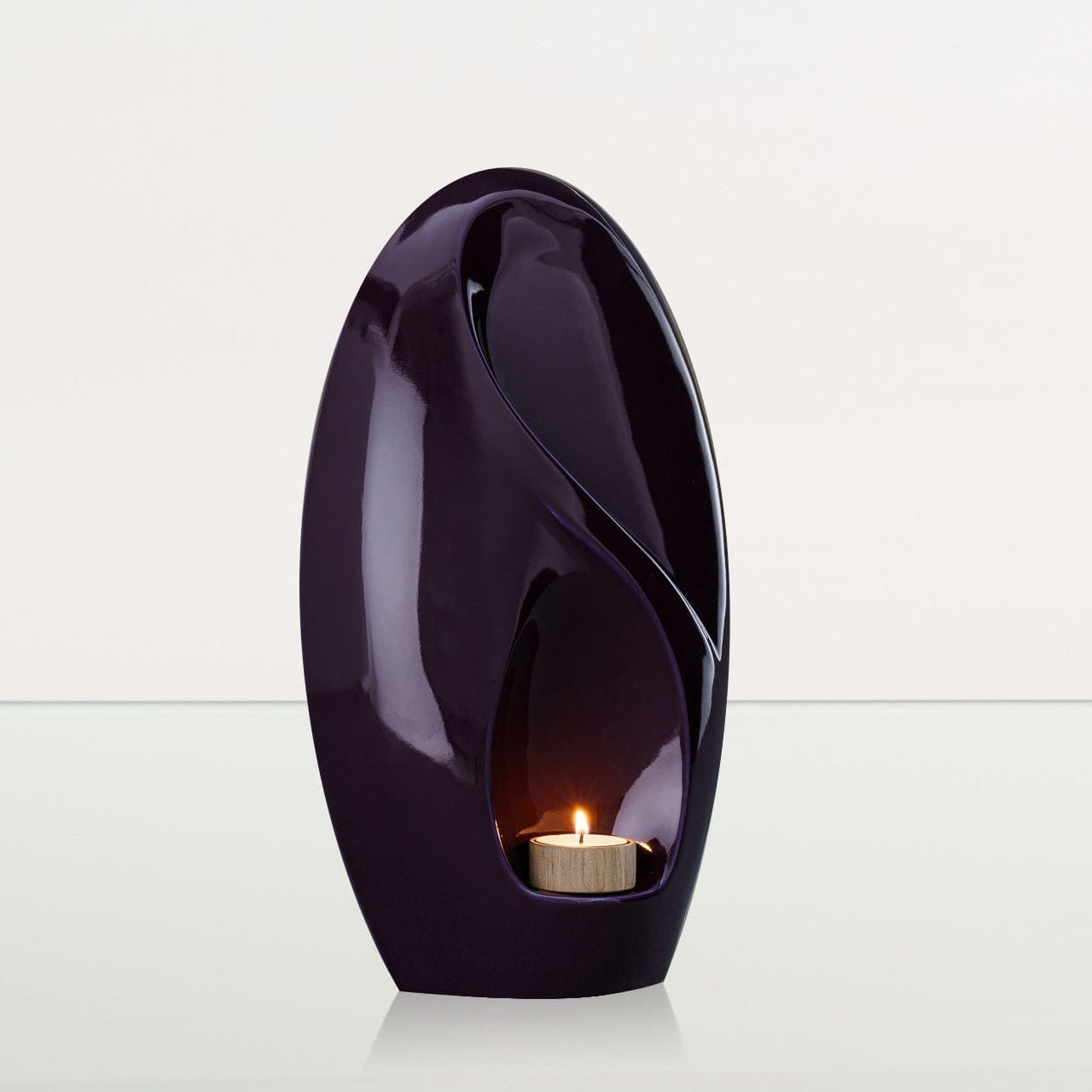 Eternity Handmade Cremation Urn for Ashes - Large | Violet | Ceramic Urn - Pulvis Art Urns
