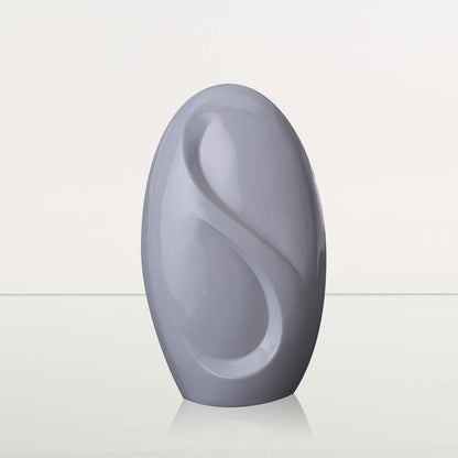Eternity Handmade Cremation Urn for Ashes - Large | White | Ceramic Urn - Pulvis Art Urns