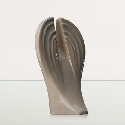 Guardian Handmade Cremation Urn for Ashes - Large | Off-white | Ceramic Urn - Pulvis Art Urns