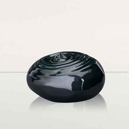 Handmade Cremation Urn for Ashes "Resonance" - Large | Oxide Green | Ceramic - Pulvis Art Urns