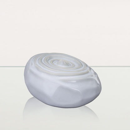 Handmade Cremation Urn for Ashes "Resonance" - Large Urn | Grey Melange | Ceramic - Pulvis Art Urns
