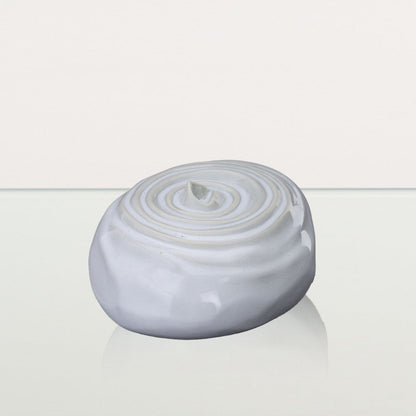 Handmade Cremation Urn for Ashes "Resonance" - Large Urn | Grey Melange | Ceramic - Pulvis Art Urns