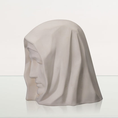 Handmade Cremation Urn for Ashes "The Holy Mother" - Large | Unglazed | Ceramic Urn - Pulvis Art Urns