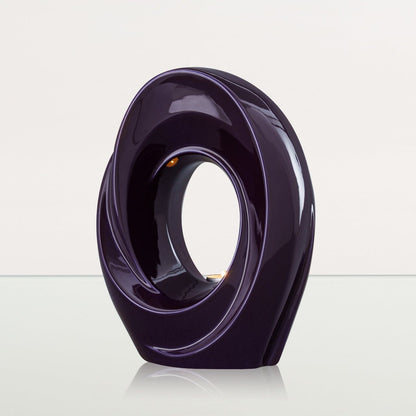 Handmade Cremation Urn for Ashes "The Passage" - Large Urn | Violet | Ceramic - Pulvis Art Urns