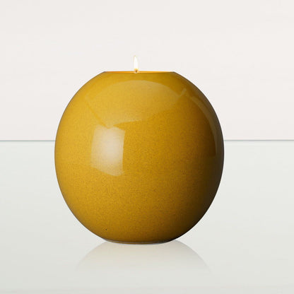 Handmade Cremation Urn "Harmony" - Large | Amber Yellow | Ceramic Urn - Pulvis Art Urns