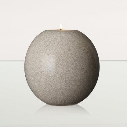Handmade Cremation Urn "Harmony" - Large | Craquelure | Ceramic Urn - Pulvis Art Urns