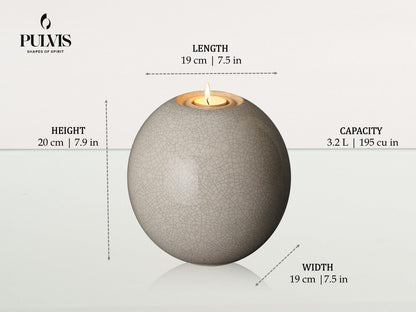 Pulvis Art Urns Adult Size Urn Handmade Cremation Urn "Harmony" - Large | Sizes