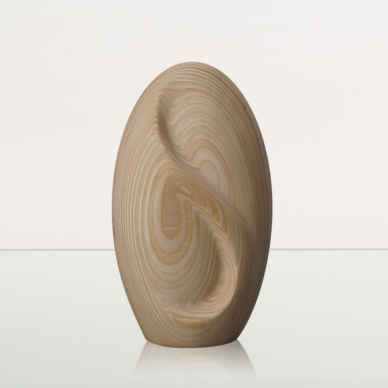 Wooden Cremation Urn "Eternity" - Premium Plywood Urn - Pulvis Art Urns