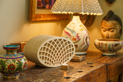 Wooden Cremation Urn "Remembrance" - Handmade - Rhomb Urn - Pulvis Art Urns