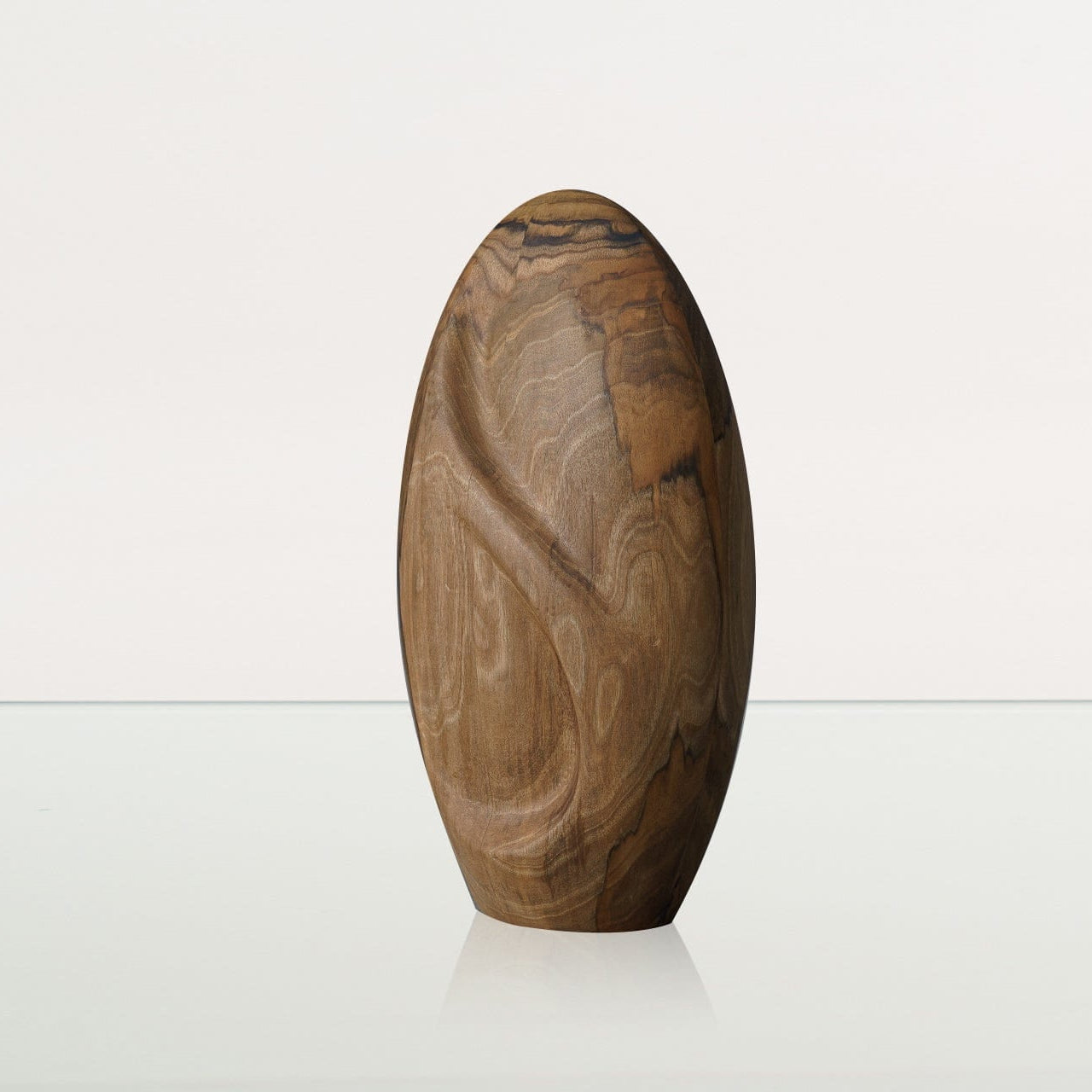 Wooden Urn for Ashes "Eternity" - Genuine Walnut Urn - Pulvis Art Urns
