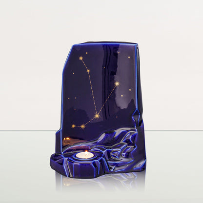 Zodiac Urn for Ashes "Aries" - Large | Star Sign Urn - Pulvis Art Urns