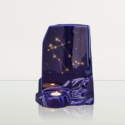 Zodiac Urn for Ashes "Gemini" - Large | Star Sign Urn - Pulvis Art Urns