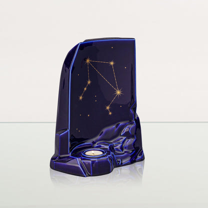 Zodiac Urn for Ashes "Libra" - Large | Star Sign Urn - Pulvis Art Urns