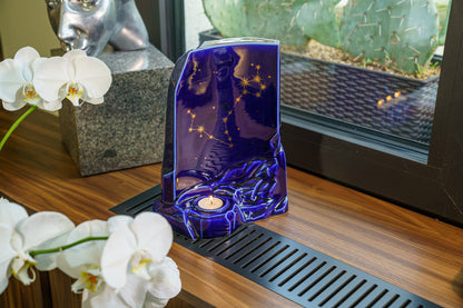 Zodiac Urn for Ashes "Pisces" - Large | Star Sign Urn - Pulvis Art Urns