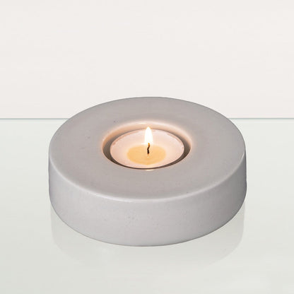 Caleo Handmade Candleholder for Cremation Urns - Off-white | Ceramic - Pulvis Art Urns