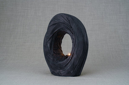 Handmade Cremation Urn for Ashes "The Passage" - Exclusive Leather Edition - Pulvis Art Urns