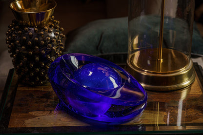 "Heart of the Ocean" Exclusive Molded Glass Urn for Ashes - Pulvis Art Urns