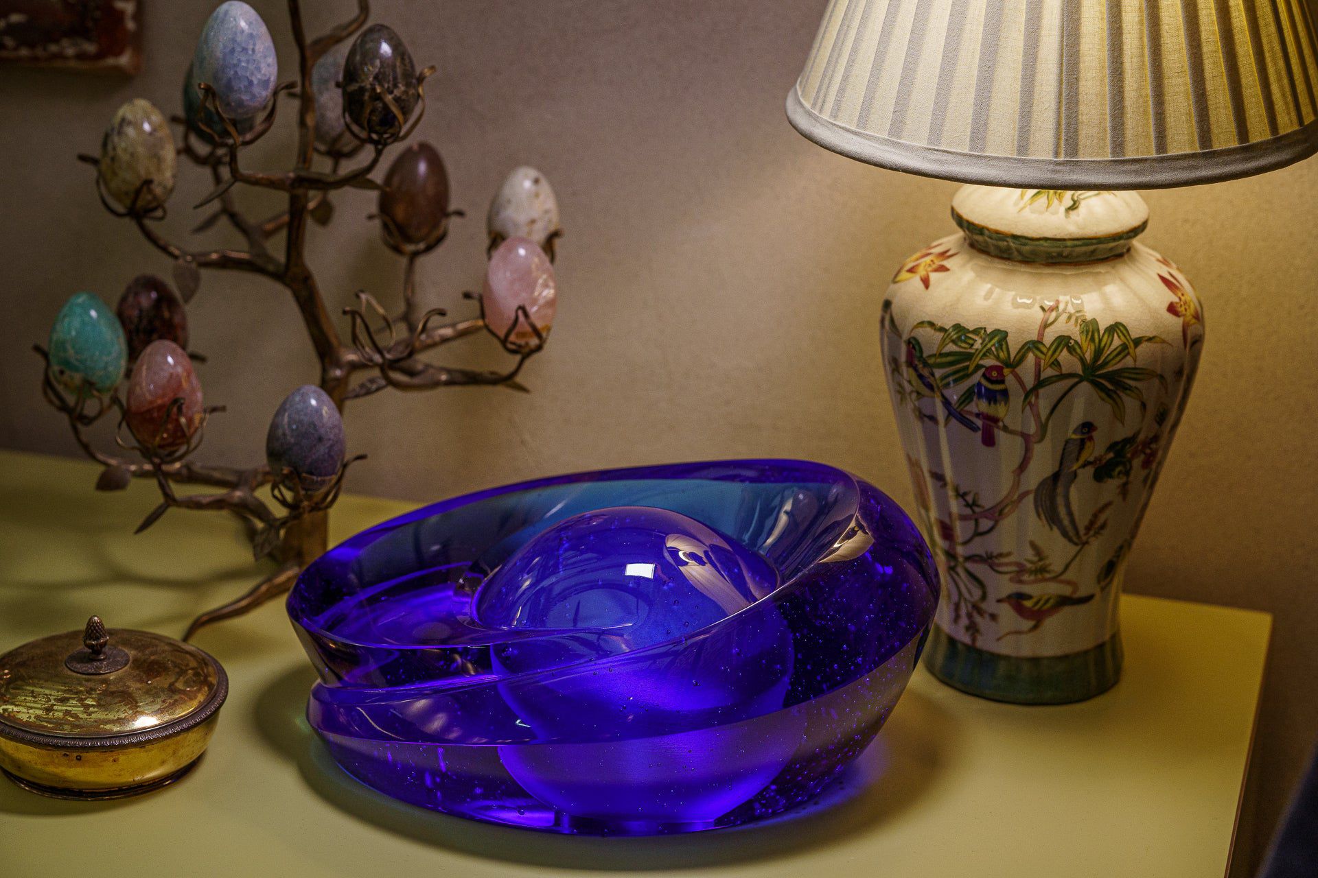 "Heart of the Ocean" Exclusive Molded Glass Urn for Ashes - Pulvis Art Urns