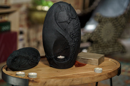 Leather Cremation Keepsake "Eternity" - Exclusive Edition - Pulvis Art Urns