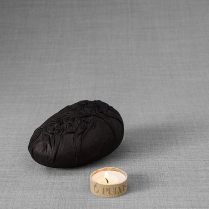 Leather Cremation Keepsake "Stone" - Exclusive Edition - Pulvis Art Urns
