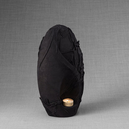 Leather Cremation Urn for Ashes "Eternity" - Exclusive Edition - Pulvis Art Urns
