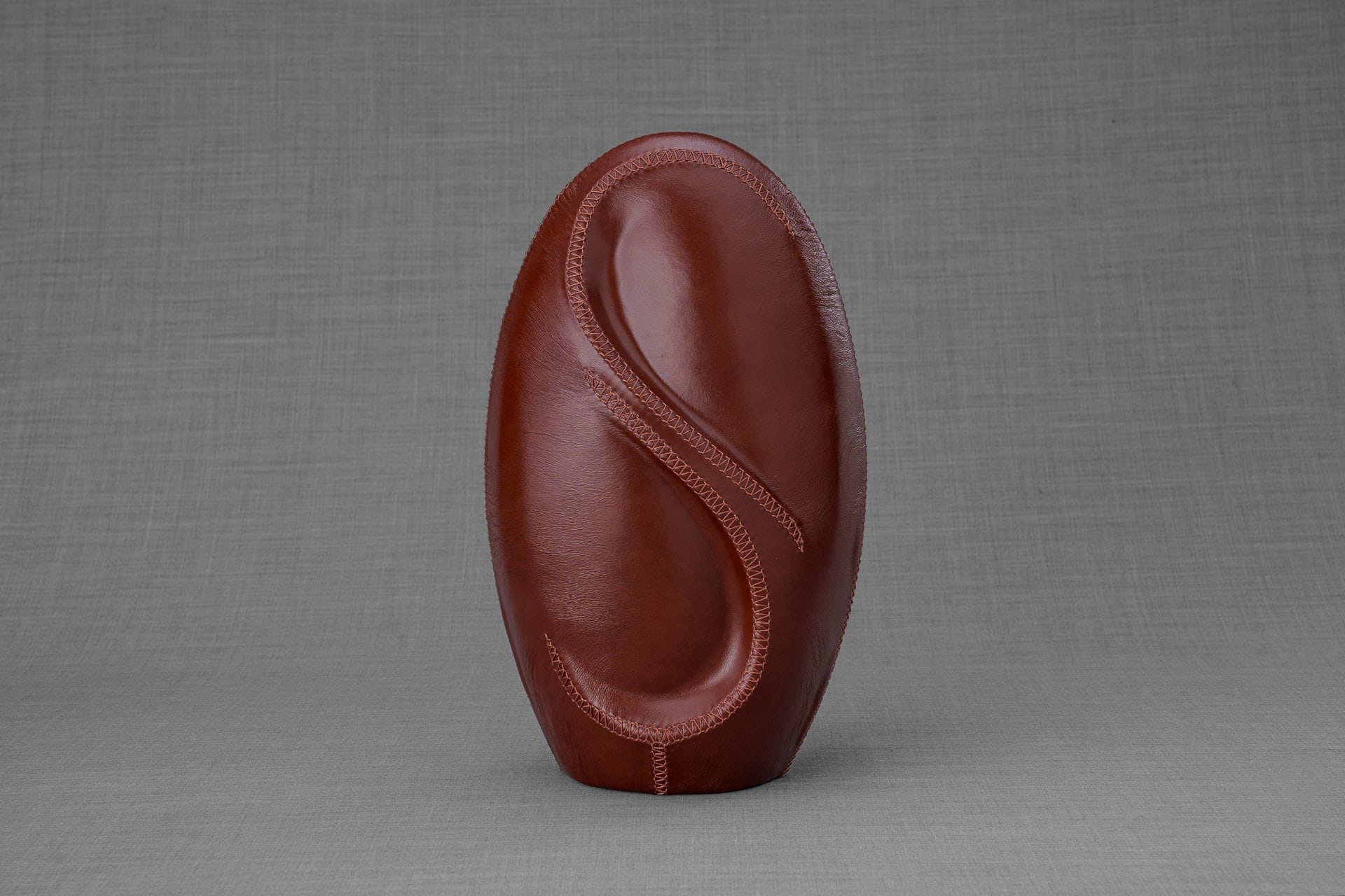Leather Cremation Urn for Ashes "Eternity" - Genuine Leather - Pulvis Art Urns